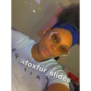 Rimless Rhinestones Sunglasses